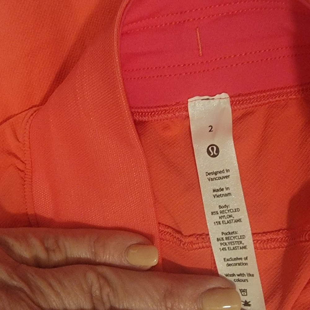 Lululemon Athletica Hot Pink Athletic Shorts - Picture 5 of 5